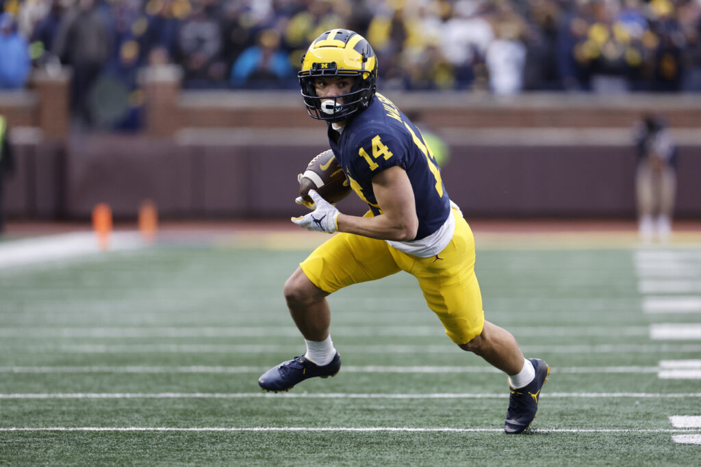 Michigan wideout Roman Wilson will play in the CFP Rose Bowl game