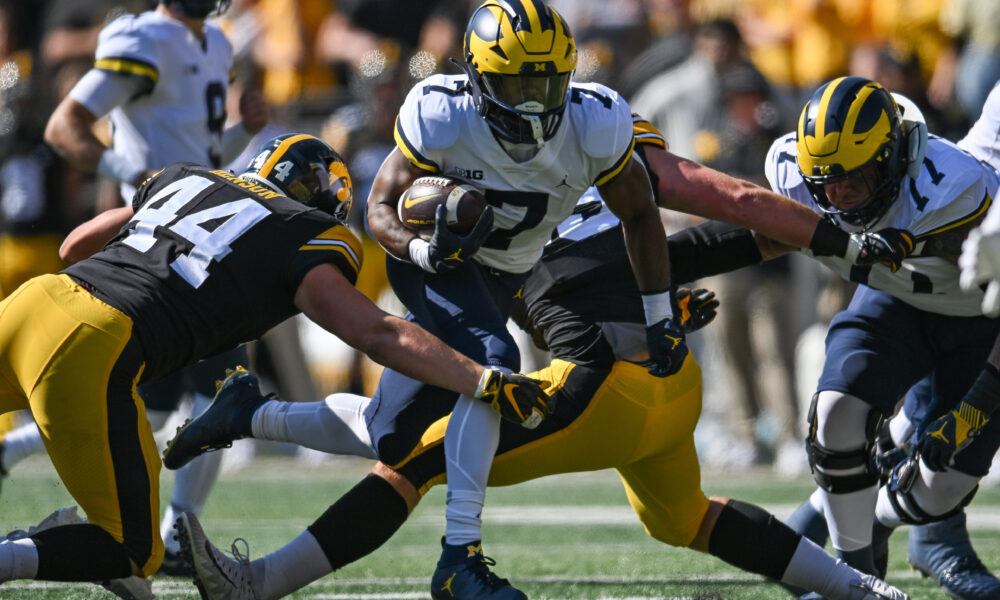 Michigan football running back, Donovan Edwards, Blake Corum