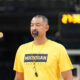 Michigan basketball coach Juwan Howard is coaching