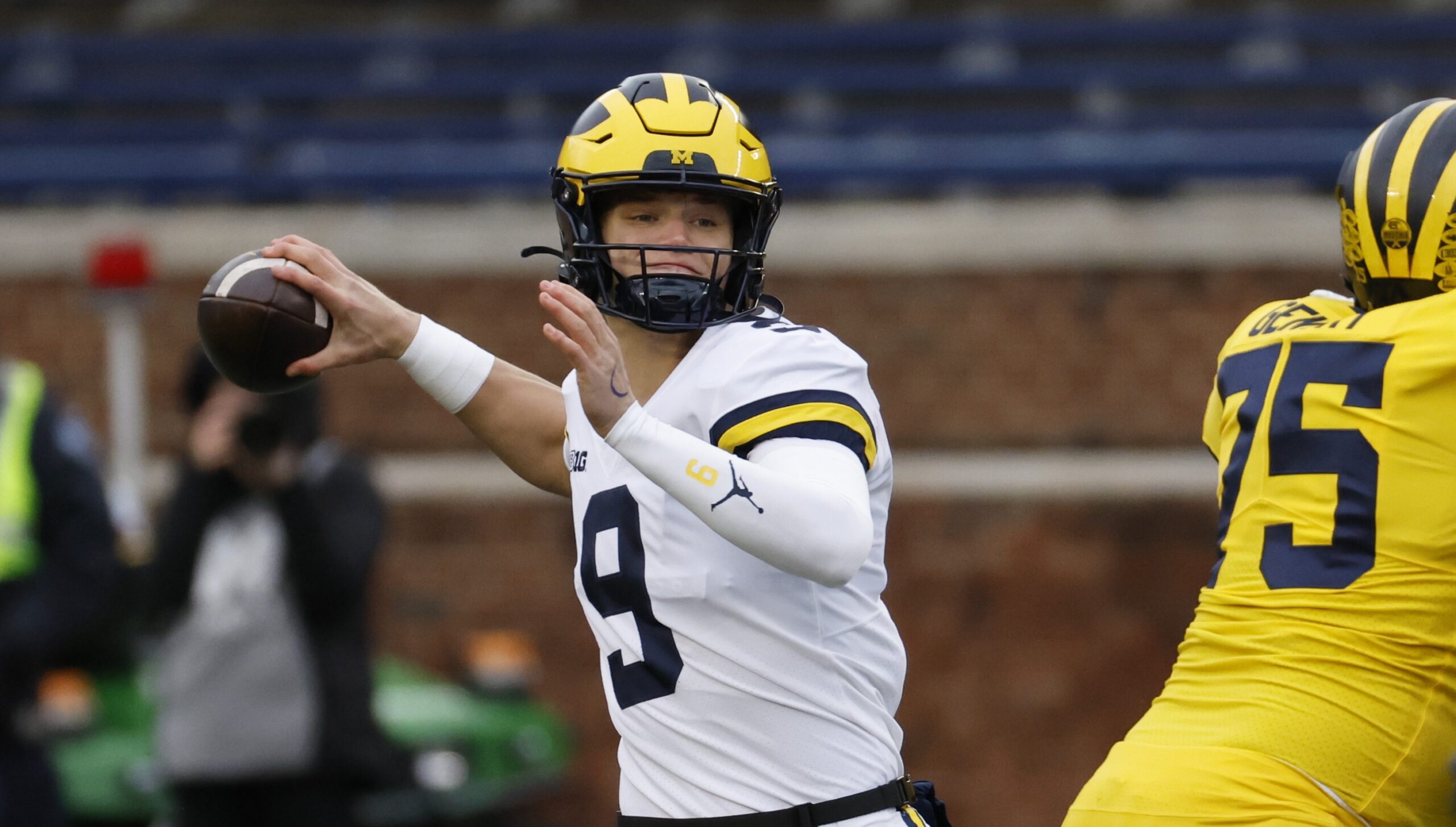 Jim Harbaugh: J.J. McCarthy is a generational Michigan QB