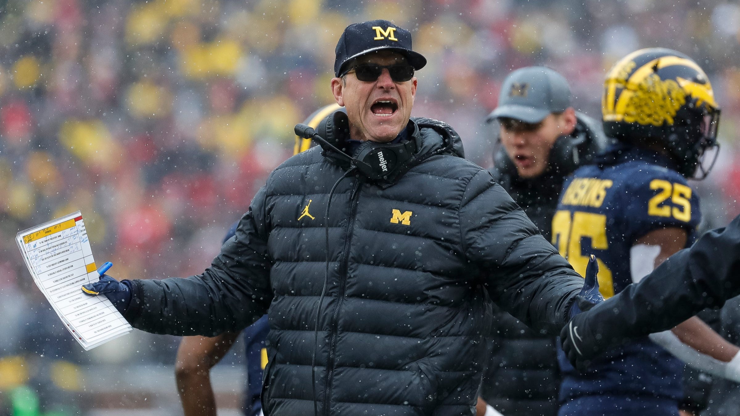 Michigan football, Jim Harbaugh, suspension