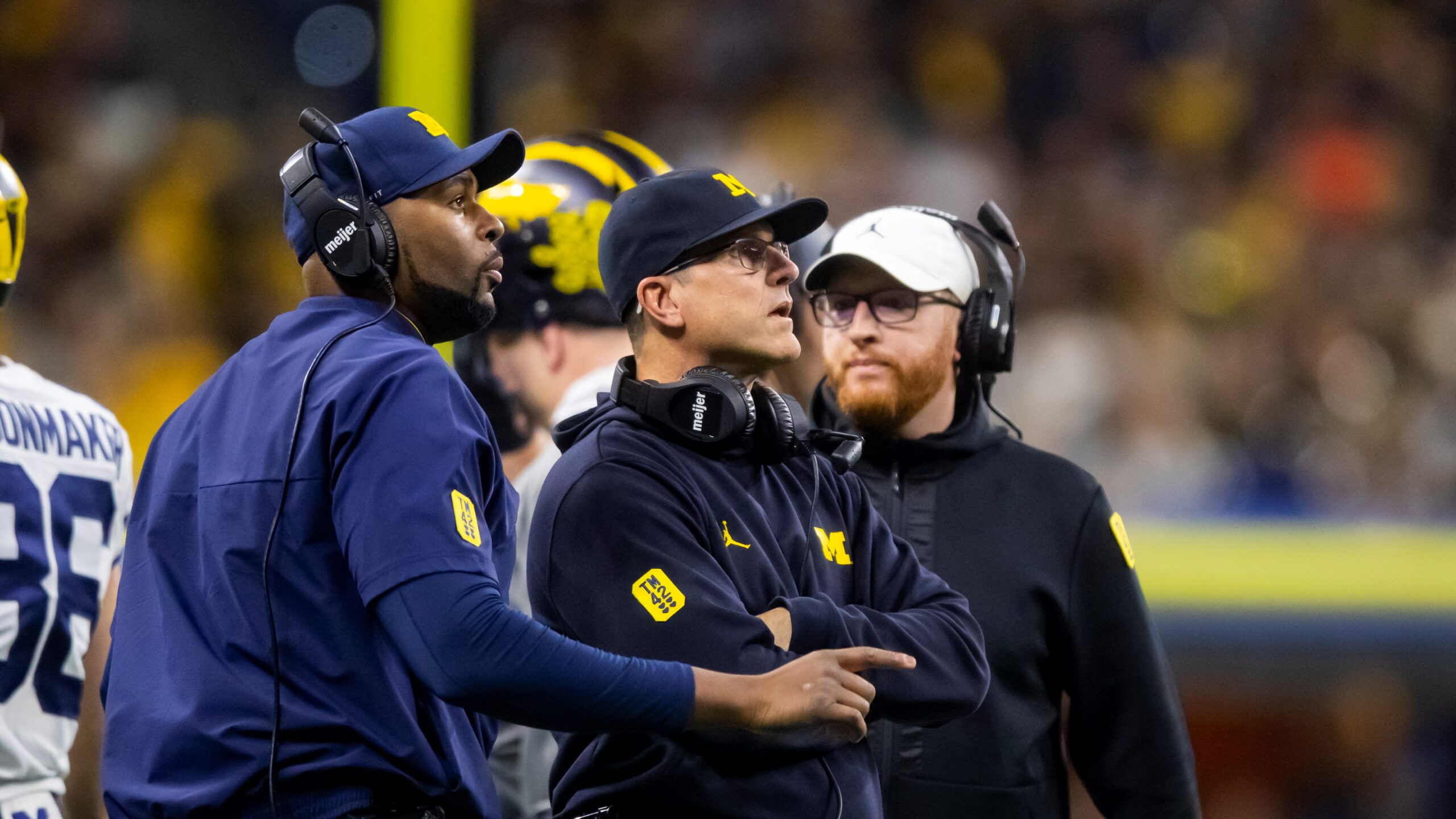 Michigan football, Jim Harbaugh, Sherrone Moore, Penn State