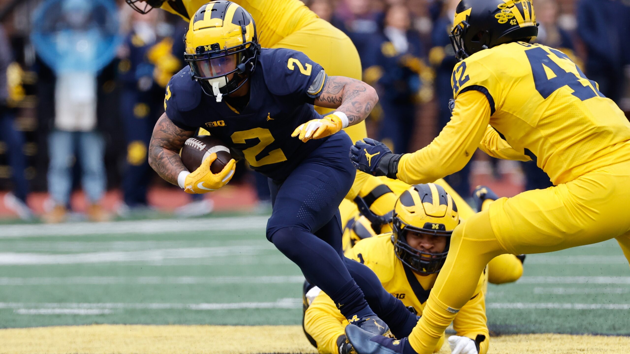 Michigan football RB, Blake Corum, running back, 2023 season, East Carolina