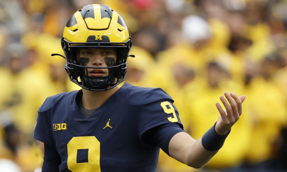 Michigan football, JJ McCarthy, quarterback, fall camp