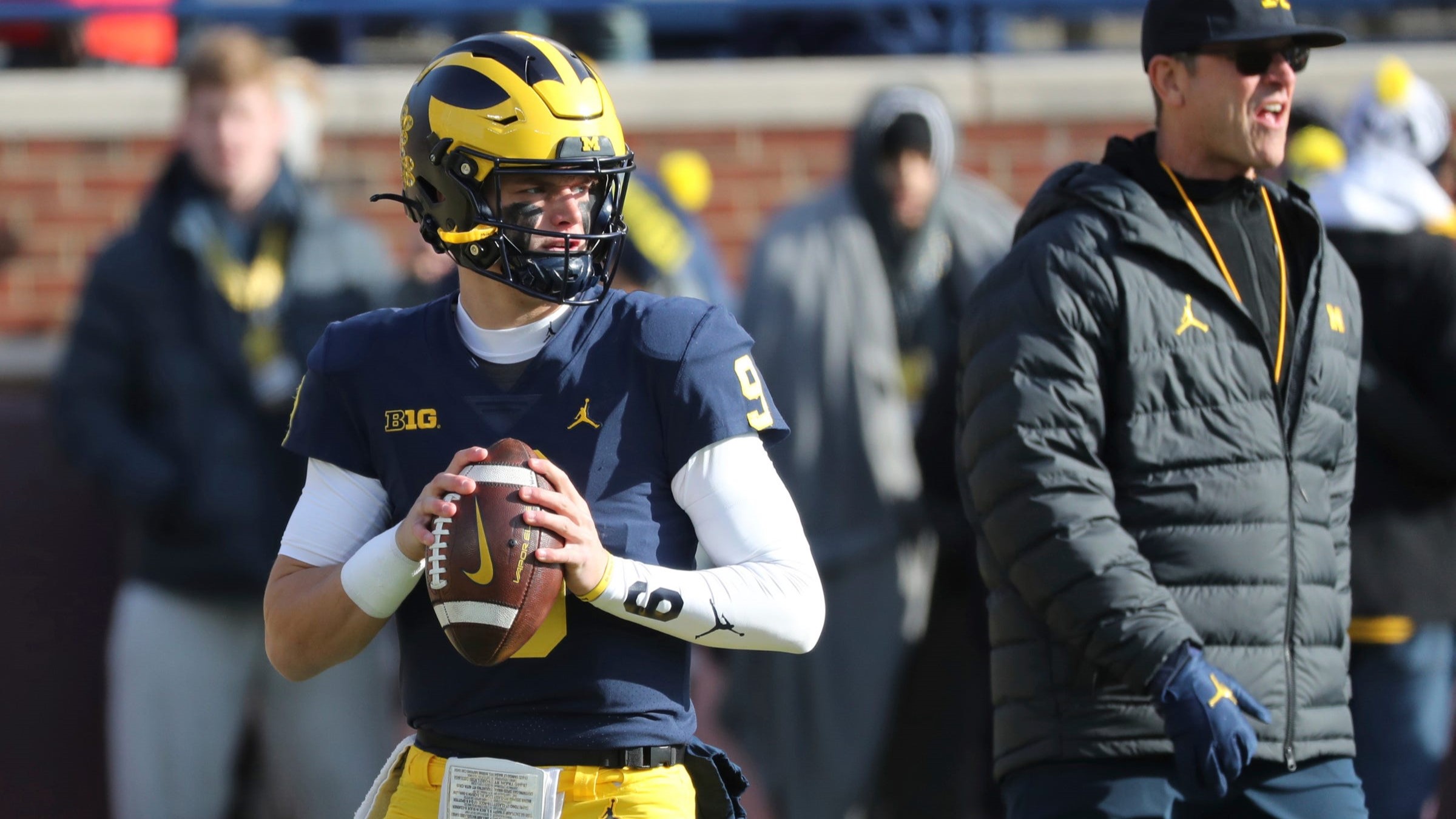 Michigan football, quarterback, JJ McCarthy, Big Ten coach