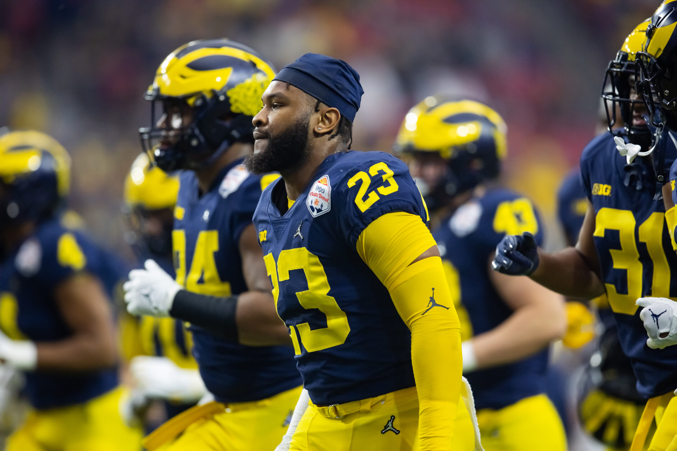 Michigan football, Mike Barrett, Ernest Hausmann, fall camp