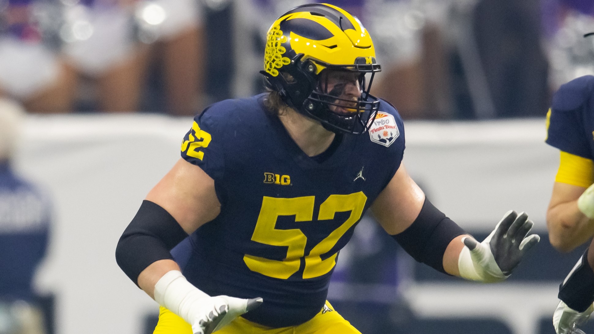 Michigan football, offensive line, Karsen Barnhart, position battle