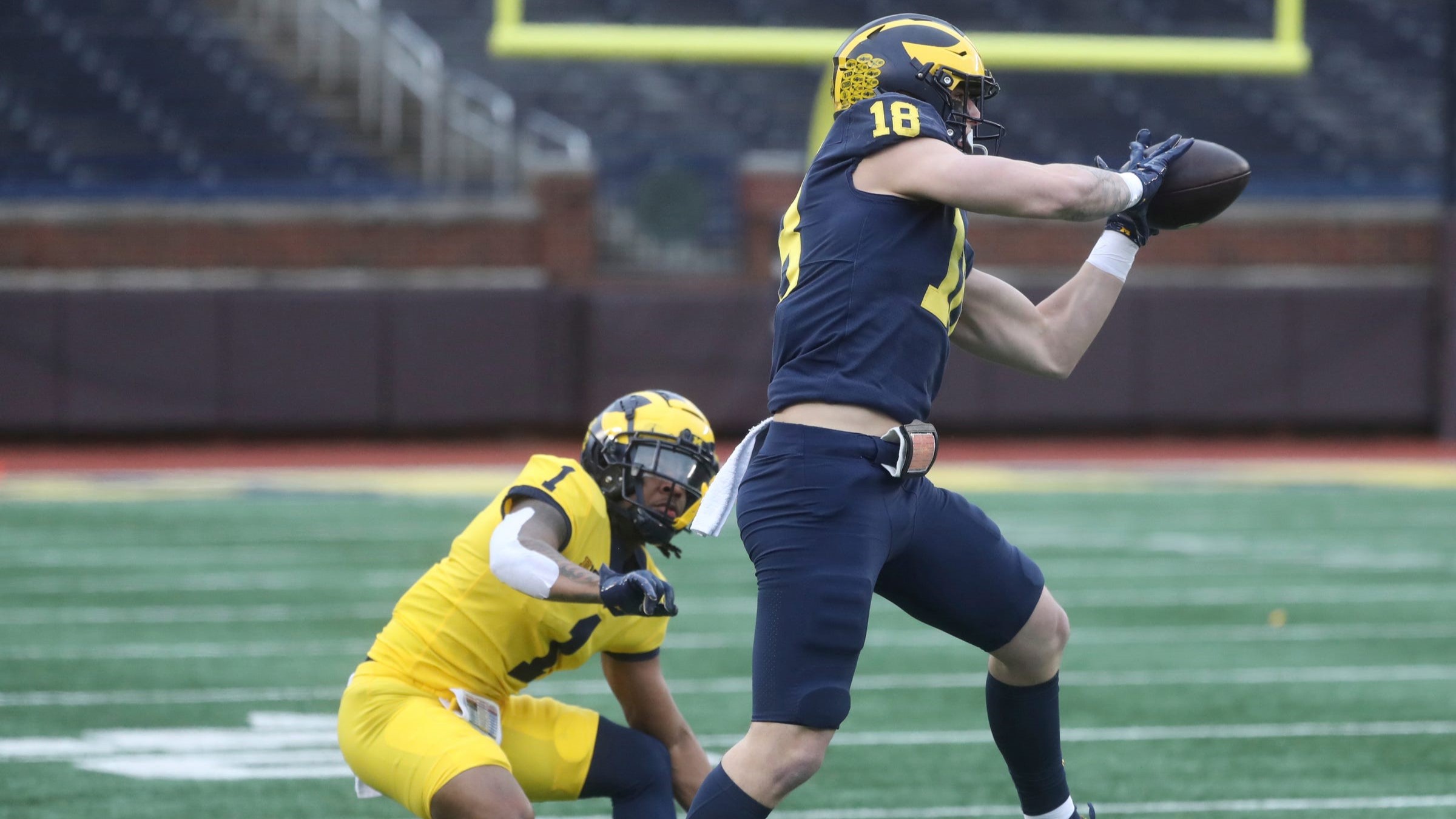 Michigan football fall camp, Jim Harbaugh, JJ McCarthy