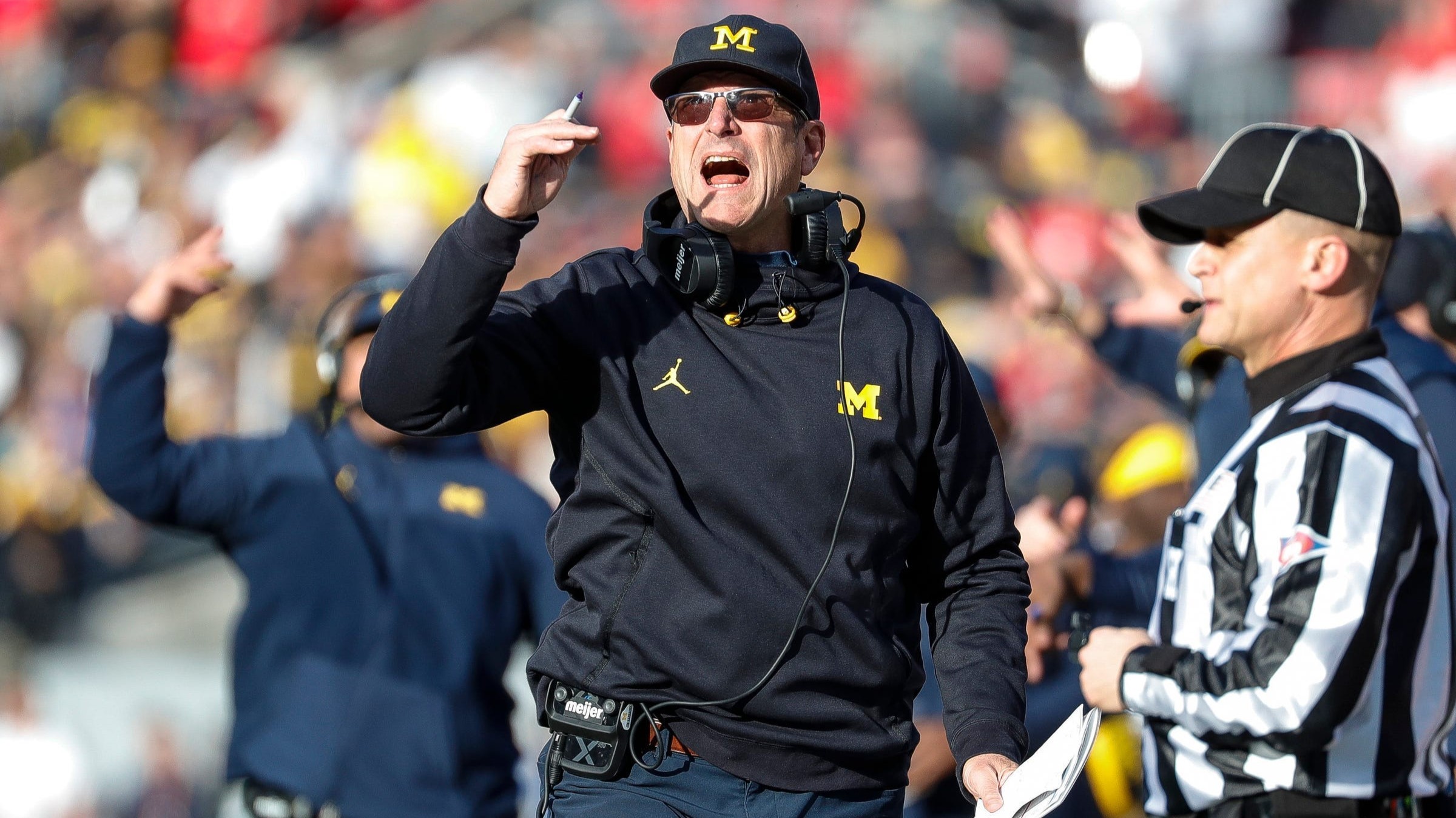 Michigan football, Jim Harbaugh, interim coaches, 2023 season