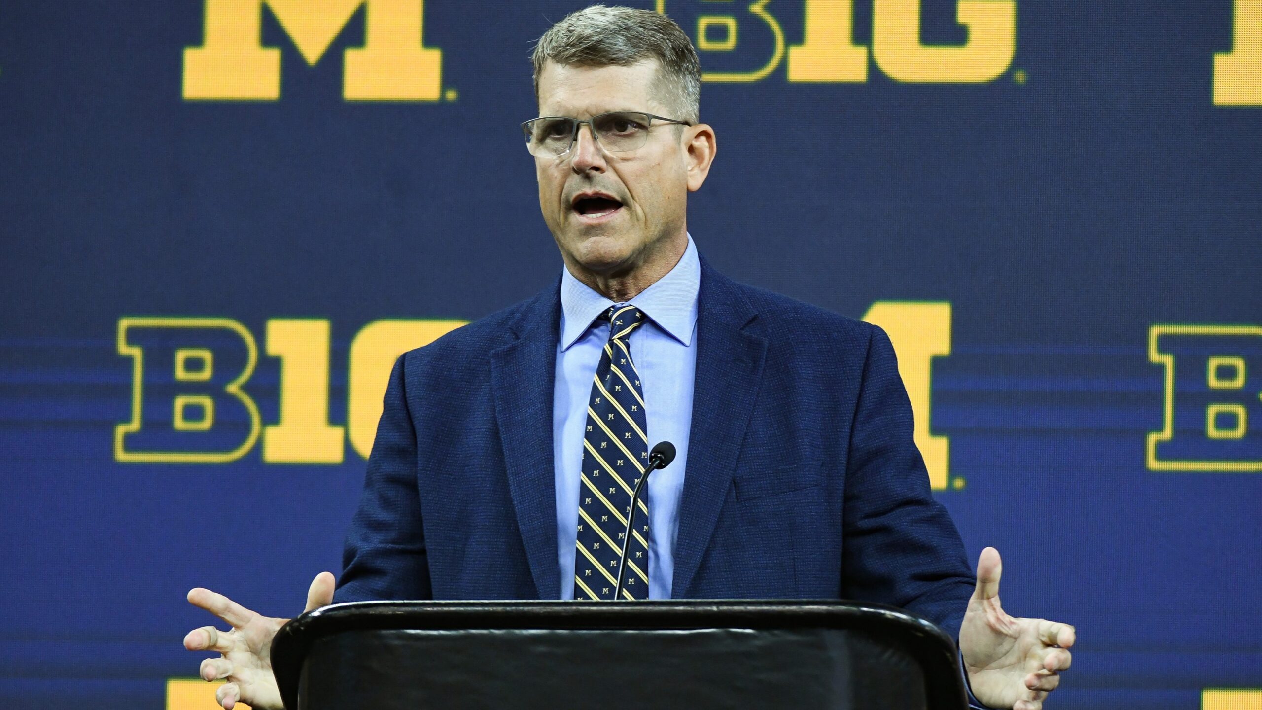 Michigan football, Jim Harbaugh, social media, NCAA