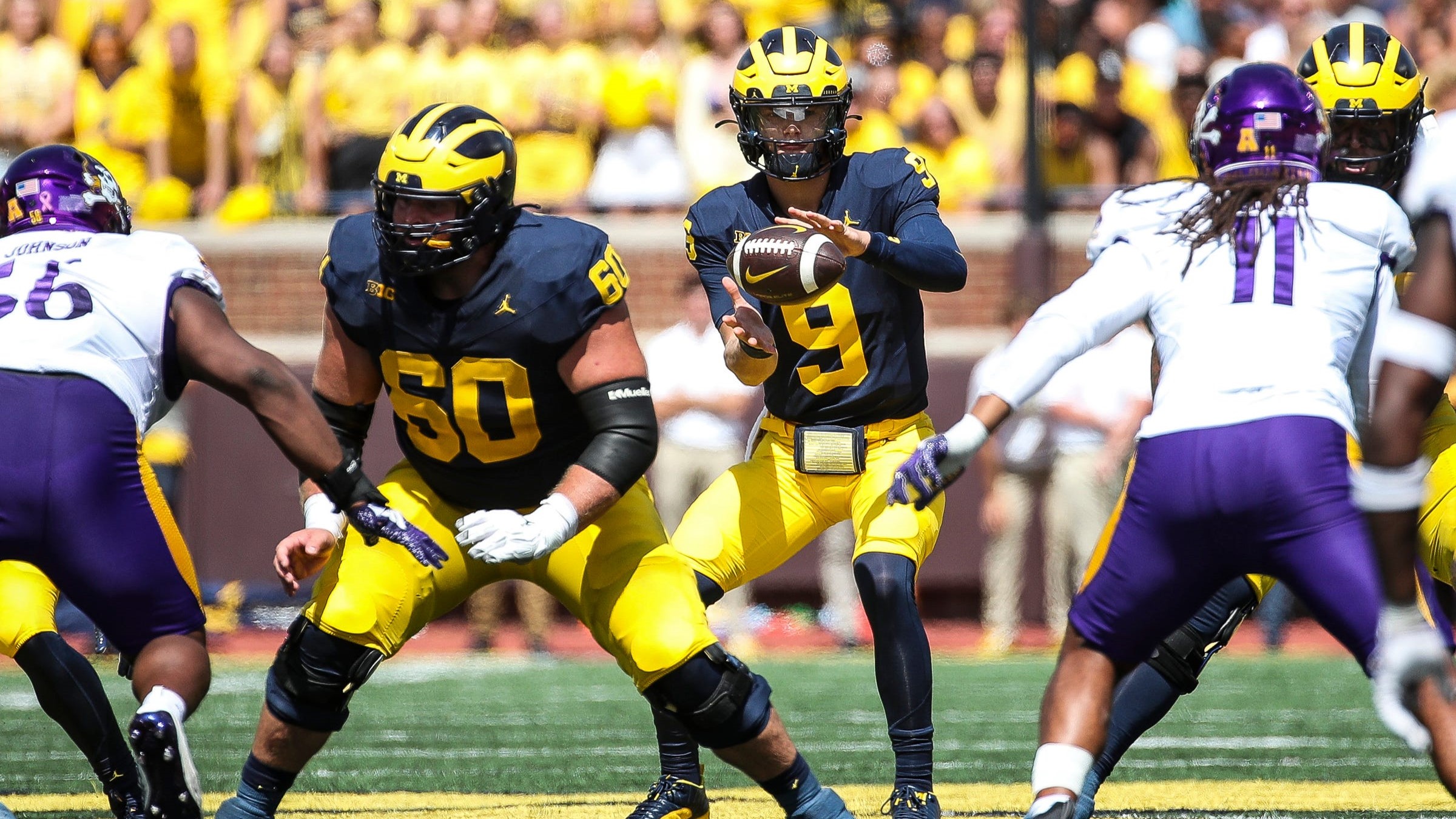 J.J. McCarthy leads No. 2 Michigan over East Carolina 30-3 without