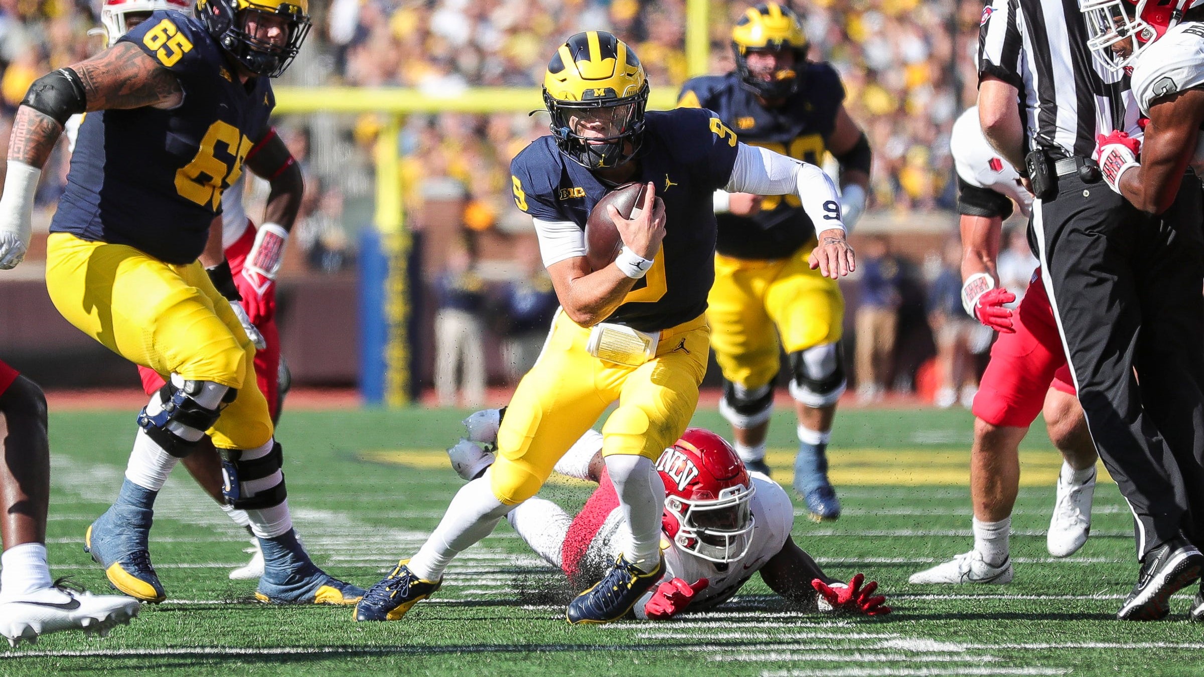 Michigan football, JJ McCarthy, UNLV Rebels, Barry Odom