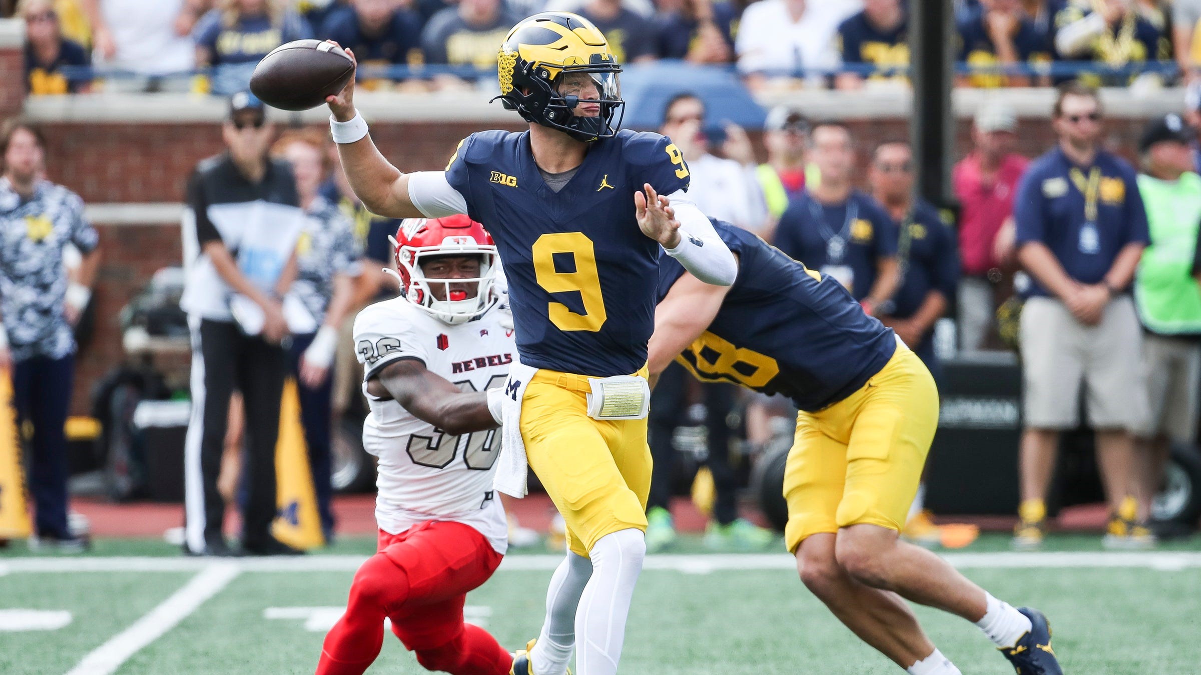 Michigan football, JJ McCarthy, Roman Wilson, UNLV