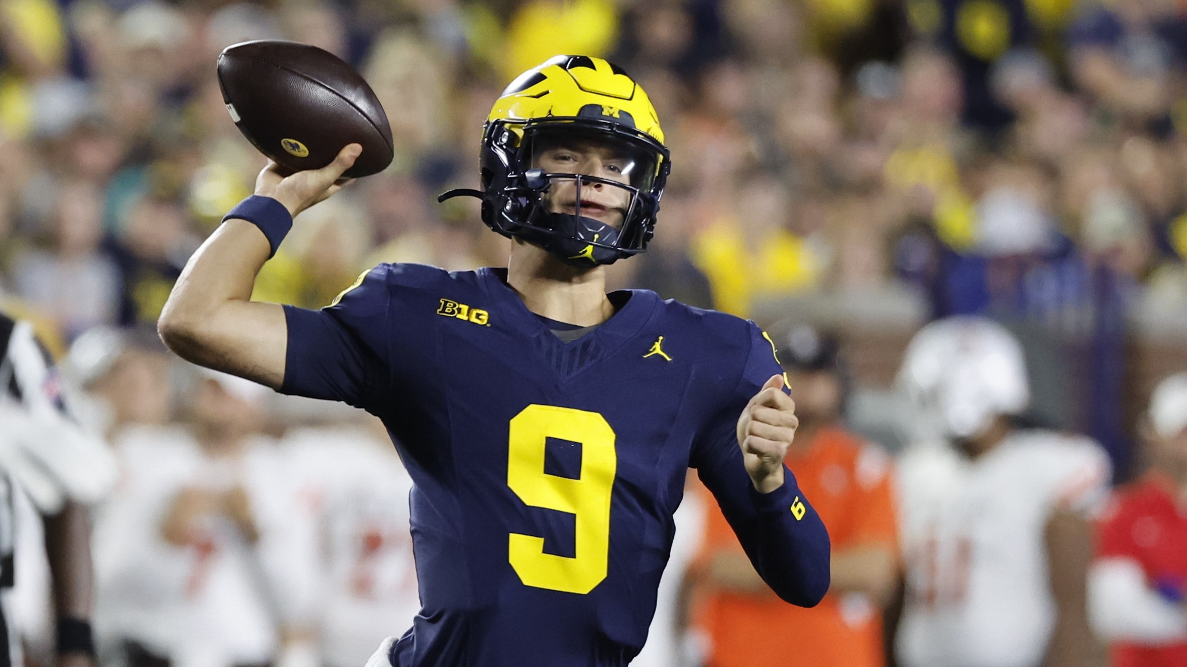 Michigan football quarterback, JJ McCarthy, Bowling Green