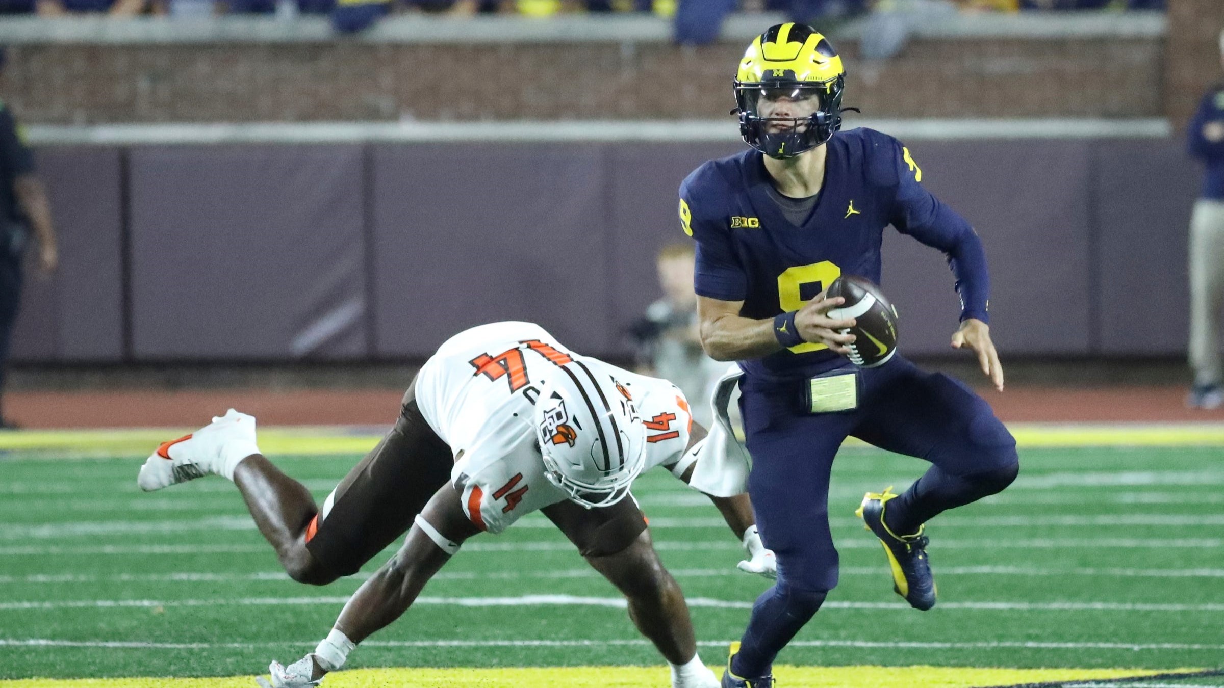 Michigan football, JJ McCarthy, quarterback, Bowling Green