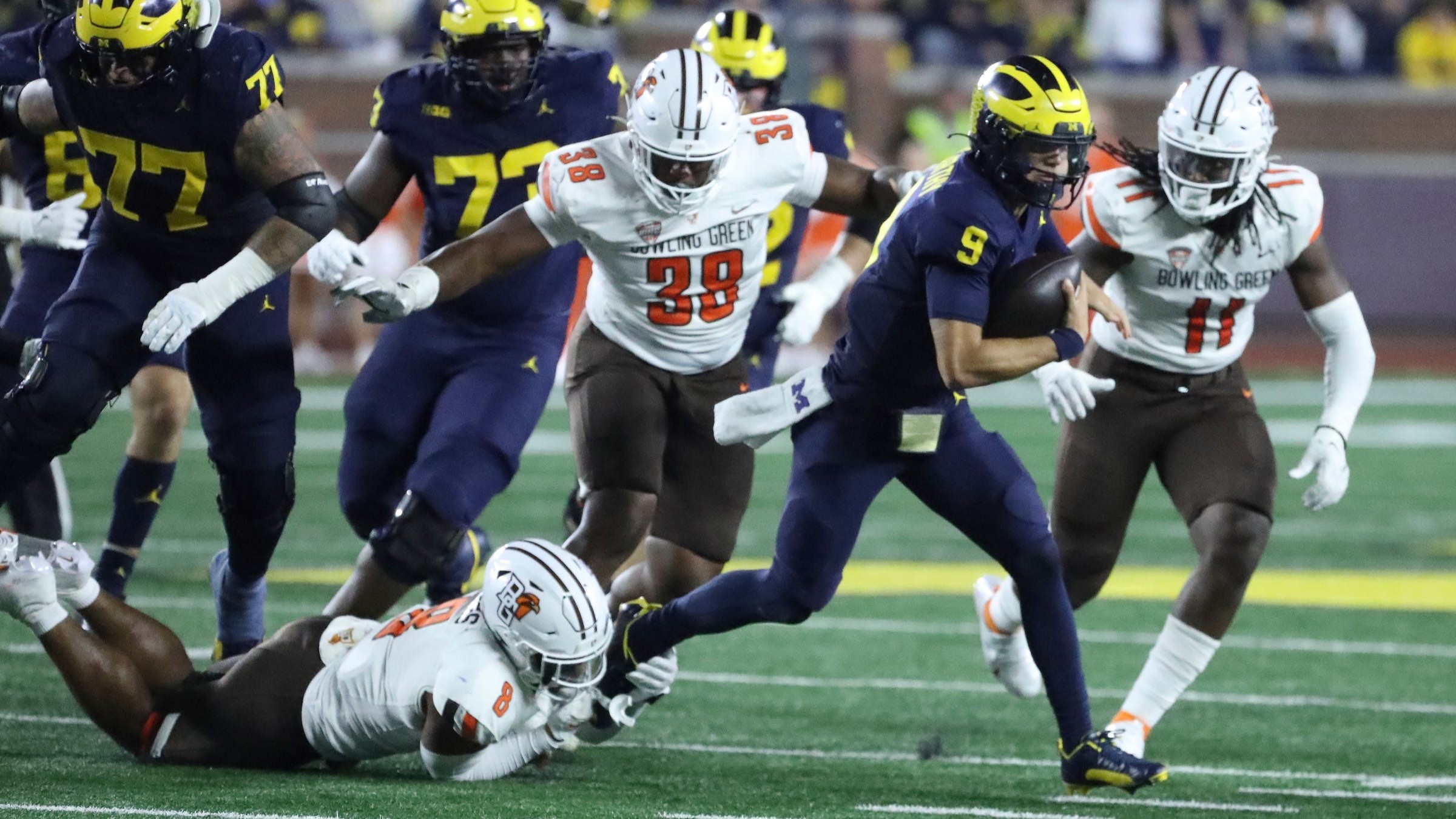 Michigan football quarterback, JJ McCarthy, Sherrone Moore