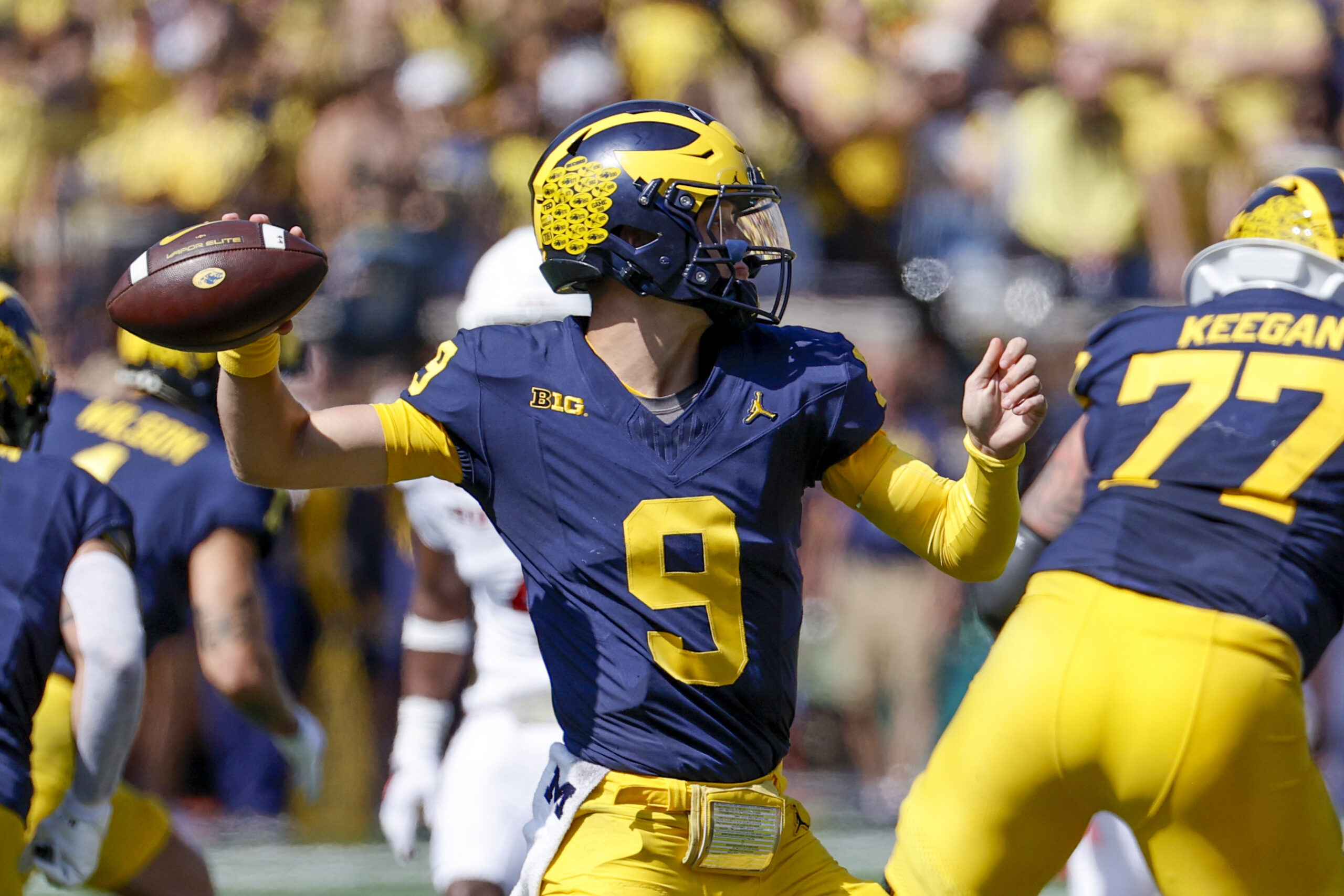 Michigan football, JJ McCarthy, Nebraska