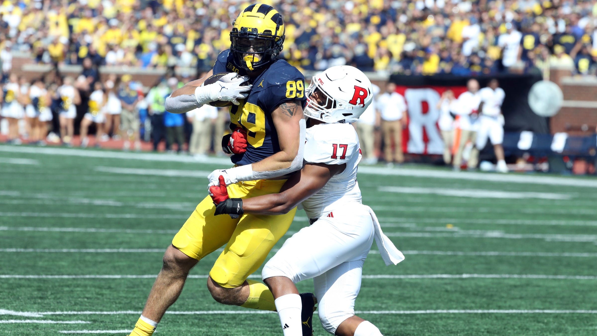 Michigan football, transfer portal, AJ Barner, Jim Harbaugh, Indiana