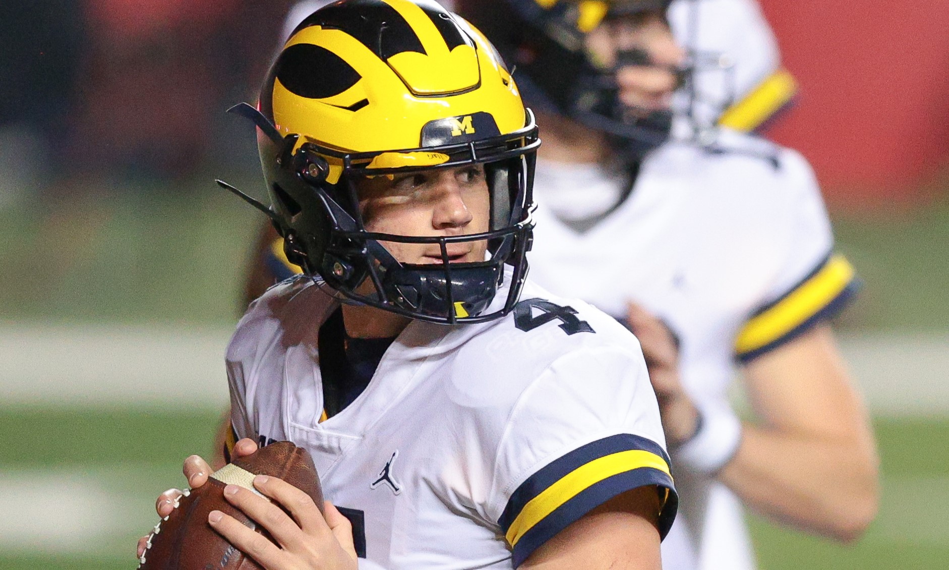 Michigan Football Transfer Quarterback Sets Program Record