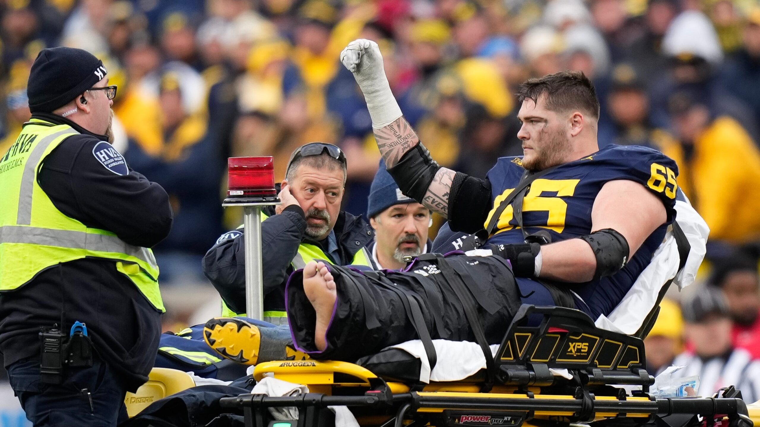 Michigan football, Ohio State, injury, Zak Zinter