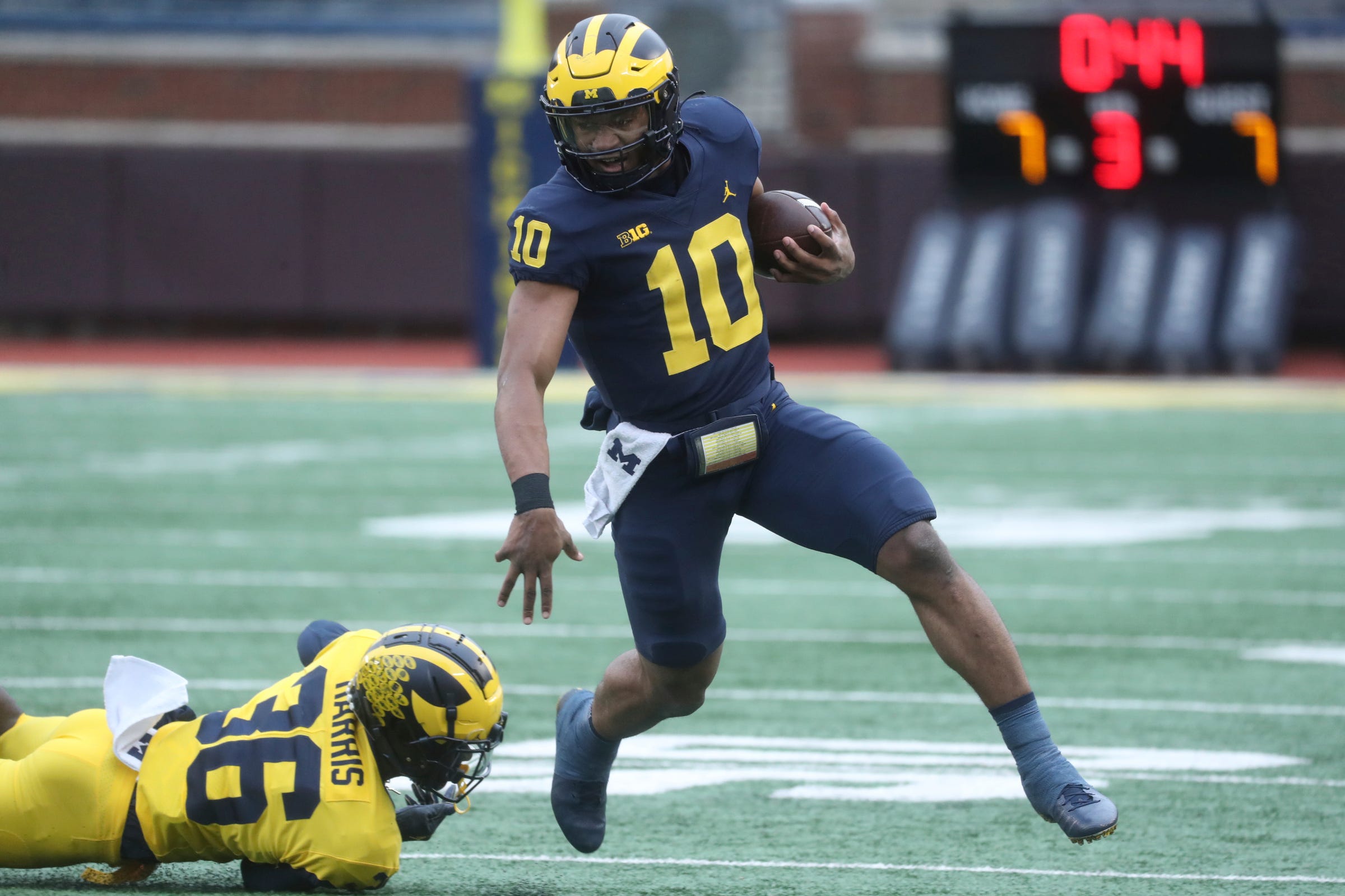 Michigan football, Alex Orji, Alabama, Jalen Milroe, Jim Harbaugh