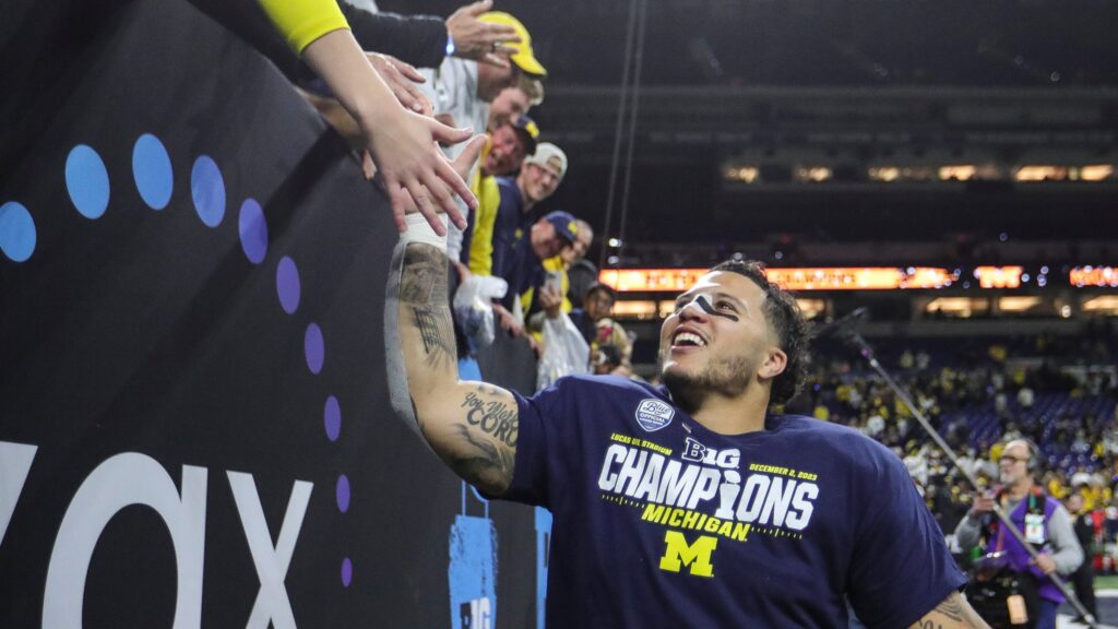 Michigan football star Blake Corum National Championship