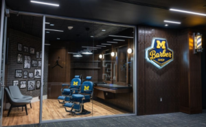 Michigan football locker room