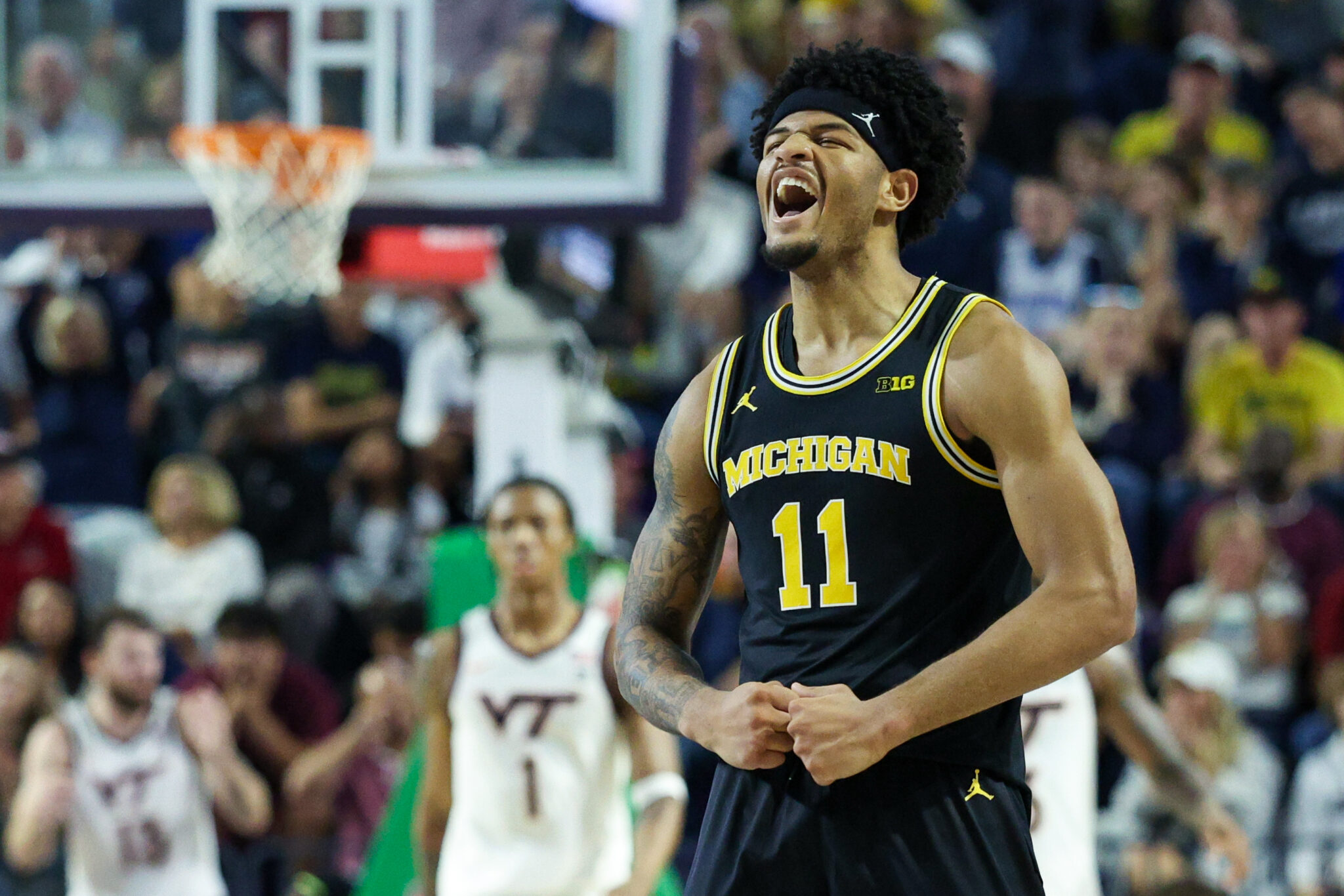 Michigan MBB Downs Virginia Tech in Fort Myers TipOff Opener Blue By