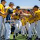 Michigan baseball squad after a series sweep against rivals, Ohio State