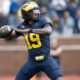 Bryce Underwood at the Big House for the Maize vs. Blue Spring Game