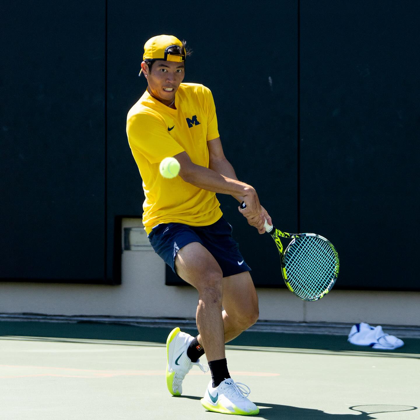 Patorn Hanchaikul in the NCAA Tournament matchup against Cornell