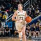 Danielle Rauch on the court at Michigan