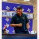 Alister Vallejo wearing a Michigan hat after announcing his commitment