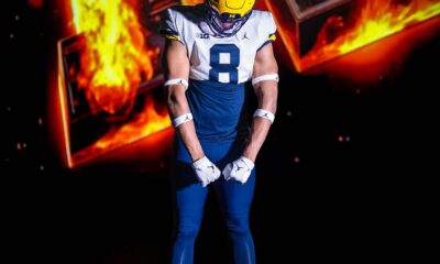McHale Blade in the maize and blue and the winged helmet