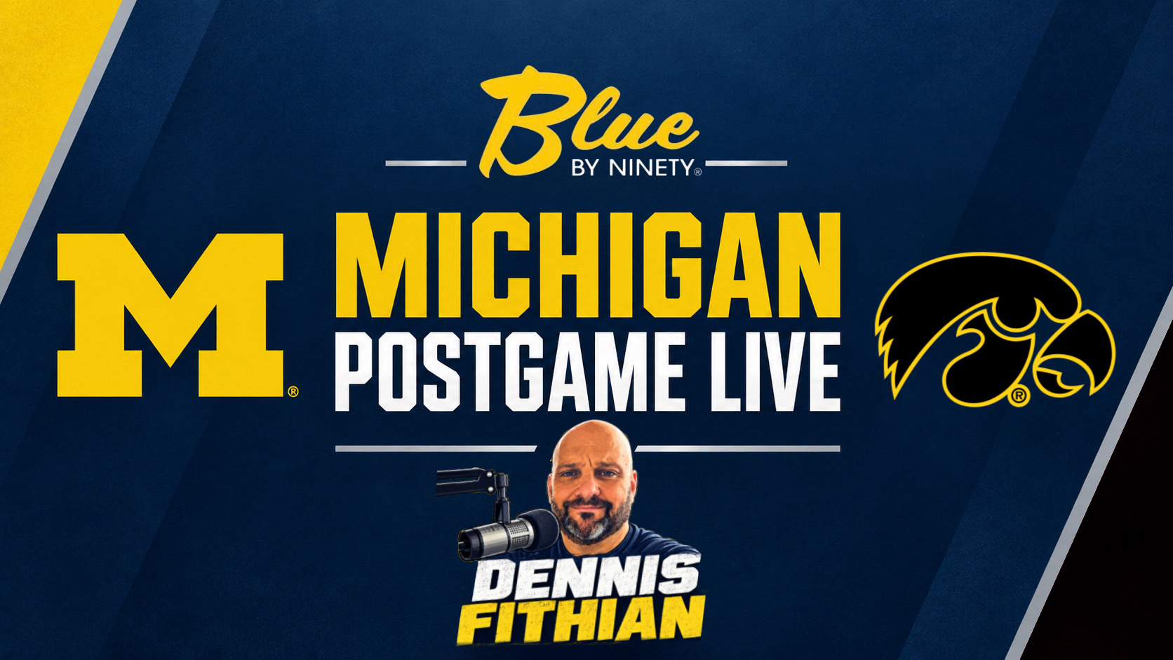 Michigan Postgame Live Iowa with Dennis Fithian