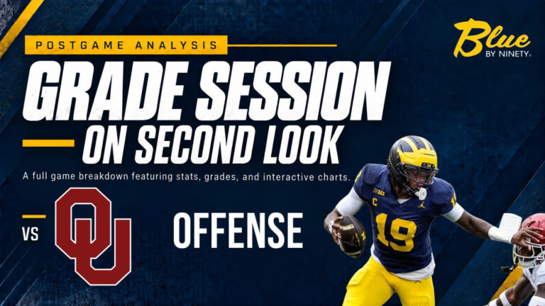 Grade Session Michigan Offense vs Oklahoma